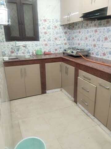 Kitchen in 2 BHK Builder Floor at Savitri Nagar – for Rent