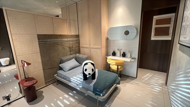 Bedroom, atul-life 3 Bedroom 1000 Sq.Ft. Apartment In Mulund West Mumbai 9514226