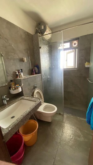 Bathroom in 1 BHK Apartment at Amanora Adreno Towers, Hadapsar – for Rent