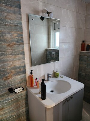 Bathroom in 2.5 BHK Apartment at Ramky One Harmony, Bachupally – for Rent