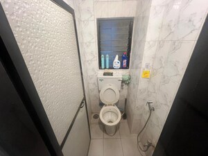 Bathroom in 1 RK Apartment at Gokuldham Complex, Goregaon East – for Rent