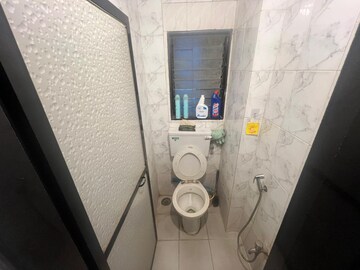 Bathroom in 1 RK Apartment at Gokuldham Complex, Goregaon East – for Rent