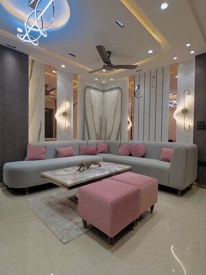 Living Room in 3 BHK Apartment at West Delhi – for Sale