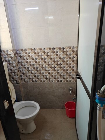 Bathroom in 1 RK Apartment at Navbharat Sahyog CHS, Goregaon East – for Rent
