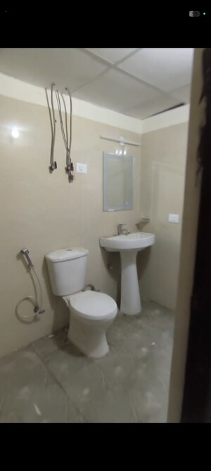 Bathroom in 3 BHK Apartment at Amrapali Terrace Homes, Tech Zone 4 Greater Noida – for Rent