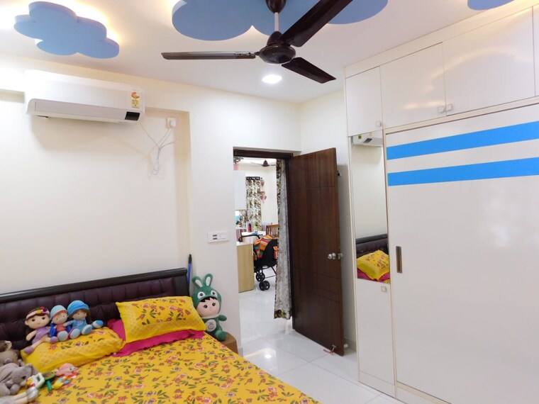 Bedroom, honer-vivantis 3 Bedroom 1570 Sq.Ft. Apartment In Gopanpally Hyderabad 9514353