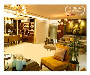 Living Room in 4 BHK Apartment at Puri Aanandvilas, Sector 81 – for Sale