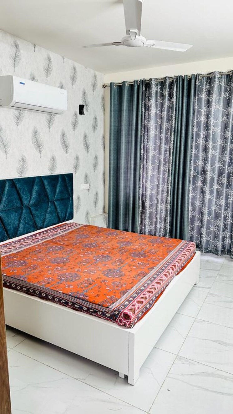 Bedroom, penta-homes 2 Bedroom 1300 Sq.Ft. Apartment In Vip Road Zirakpur 9514398