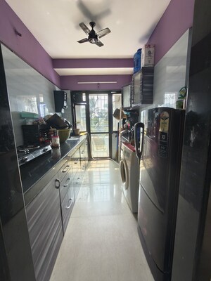 Kitchen in 1 BHK Apartment at Monarch CHS, Andheri East – for Rent