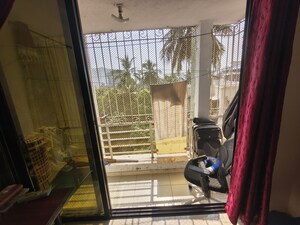 Balcony in 1 BHK Apartment at Monarch CHS, Andheri East – for Rent