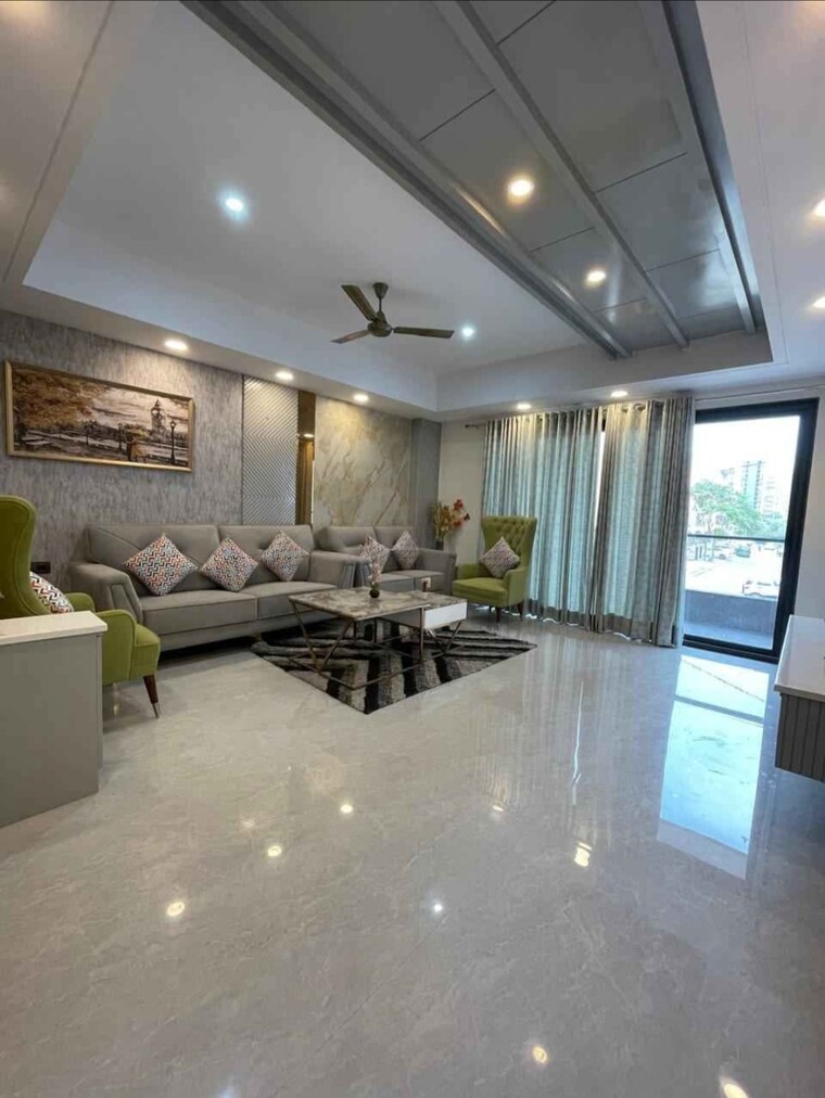Living Room, unitech-business-park Studio 589 Sq.Ft. Builder Floor In Sector 41 Gurgaon 9514430