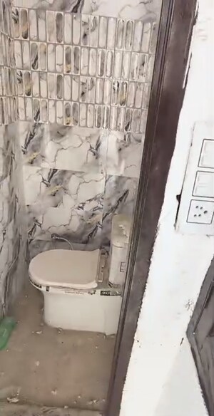 Attached Bathroom in 2 BHK Builder Floor at Ganga Apartments Burari, Burari – for Sale