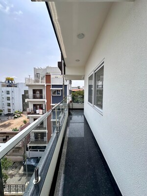 Balcony in 2 BHK Apartment at Salarpuria Cambridge Residency, Cambridge Layout – for Rent