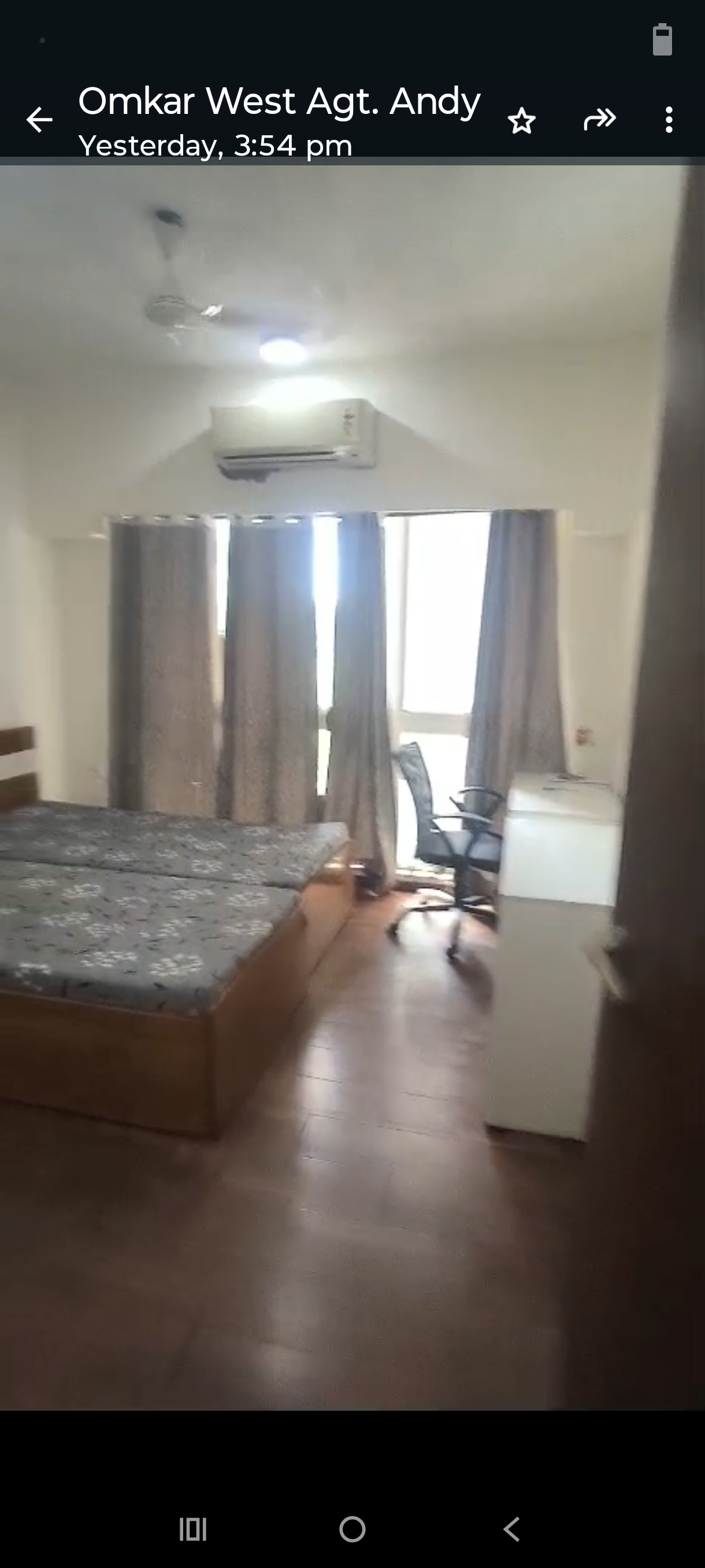 2 BHK + Study Room Apartment For Rent in Omkar Meridia
