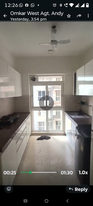 Kitchen in 2 BHK Apartment at Omkar Meridia, Kurla West – for Rent