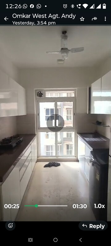 Kitchen in 2 BHK Apartment at Omkar Meridia, Kurla West – for Rent