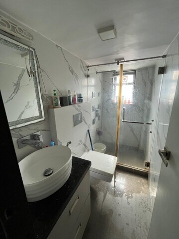 Bathroom in 2 BHK Apartment at Balkrishna Niwas Apartment, Khar West – for Rent