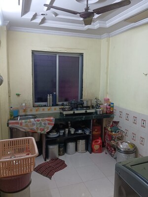 Kitchen in 1 RK Apartment at Shivneri CHS Bhandup West, Bhandup West – for Rent
