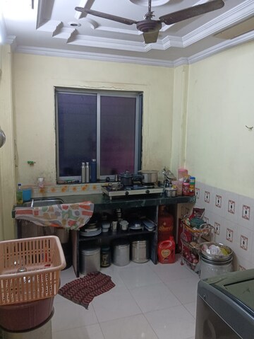 Kitchen in 1 RK Apartment at Shivneri CHS Bhandup West, Bhandup West – for Rent