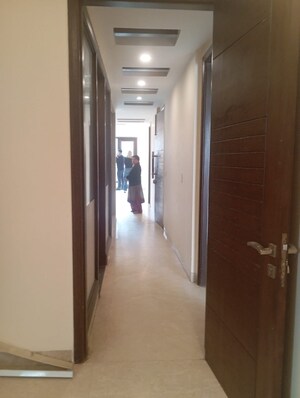 Building Lobby in 3 BHK Builder Floor at Greater Kailash I – for Rent