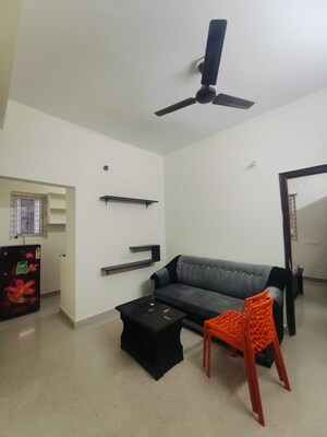 Living Room in 1 BHK Apartment at Kondapur – for Rent