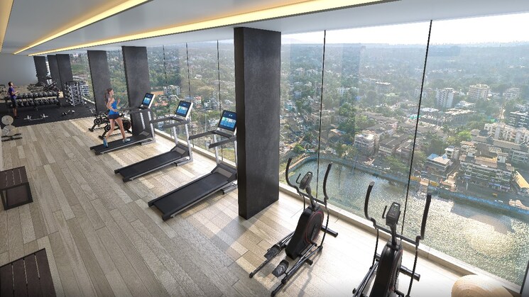 Gym, shripal-sattva 2 Bedroom 537 Sq.Ft. Apartment In Vasai West Palghar 9514701