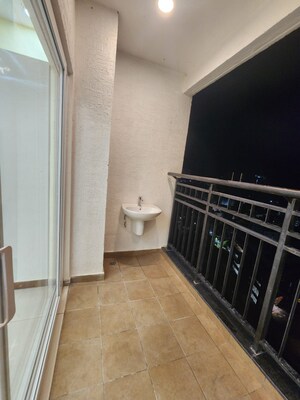 Balcony in 3 BHK Apartment at Prestige Tranquil, Kokapet – for Rent