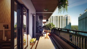 Balcony in 2.5 BHK Apartment at VIctoryone Amara, Sector 16 Greater Noida – for Sale