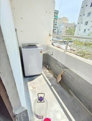 Balcony in 1 BHK Apartment at Raghavendra Colony – for Rent