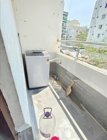 Balcony in 1 BHK Apartment at Raghavendra Colony – for Rent