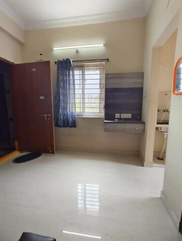 Living Room in 1 BHK Apartment at Raghavendra Colony – for Rent