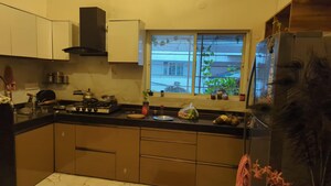Kitchen in 3 BHK Apartment at Naiknavare Victoria Garden, Kalyani Nagar – for Rent