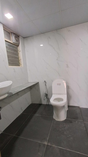 Bathroom in 3 BHK Apartment at Naiknavare Victoria Garden, Kalyani Nagar – for Rent