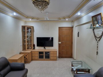 Living Room in 3 BHK Apartment at Girnar Galaxy Apartment, Malad West – for Rent