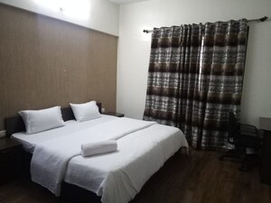 Bedroom in 3.5 BHK Apartment at Magarpatta Laburnum Park, Hadapsar – for Rent