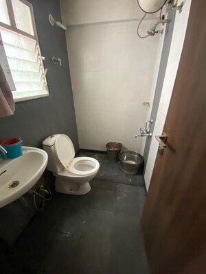 Bathroom in 2 BHK Apartment at Vijay Vanaz Pariwar CHS, Kothrud – for Rent