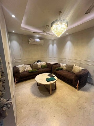 Living Room in 1 BHK Builder Floor at Chattarpur – for Rent