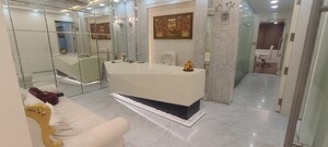 Bathroom in  Office Space at Akshar Business Park, Vashi Sector 19f – for Rent