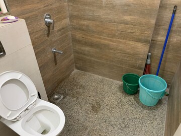 Bathroom in 1 BHK Apartment at Vihang Valley Phase 3, Kasarvadavali – for Rent