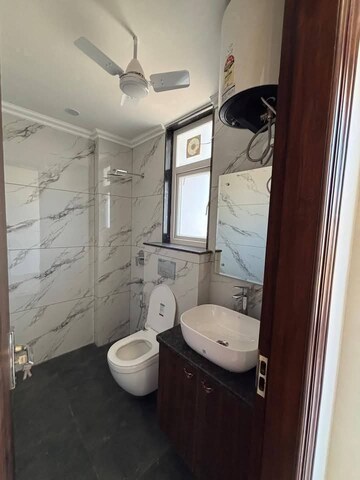 Bathroom in 1 BHK Builder Floor at Saket – for Rent