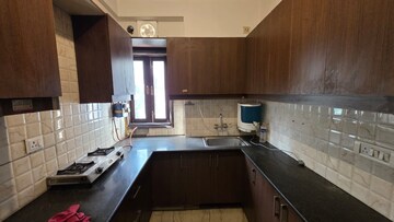 Kitchen in 1 BHK Builder Floor at Saket – for Rent