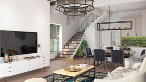 Staircase in 3 BHK Villa at Aldona – for Sale