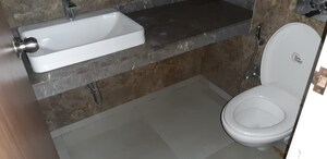 Bathroom in 3 BHK Apartment at LnT Crescent Bay T5, Parel – for Rent