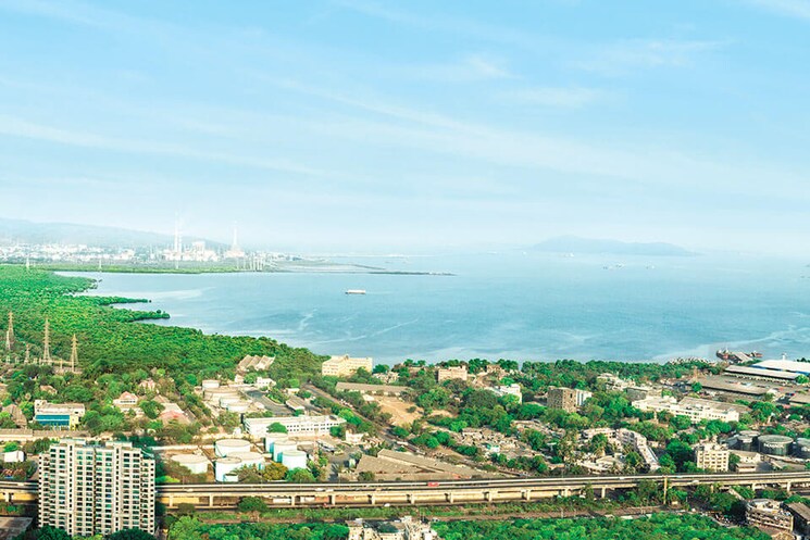 Exterior View, lnt-crescent-bay-t5 3 Bedroom 1600 Sq.Ft. Apartment In Parel Mumbai 9515083