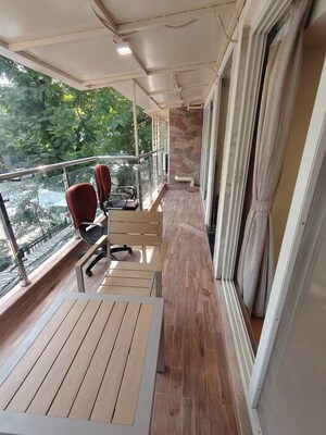 Balcony in 2 BHK Apartment at Nestle Apartment Lower Parel, Lower Parel – for Rent