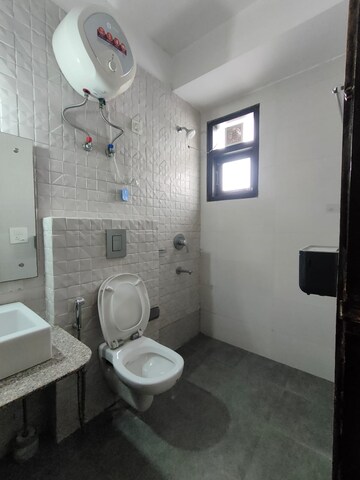 Bathroom in 3 BHK Builder Floor at Unitech Greenwood City Apartment, Sector 45 – for Rent