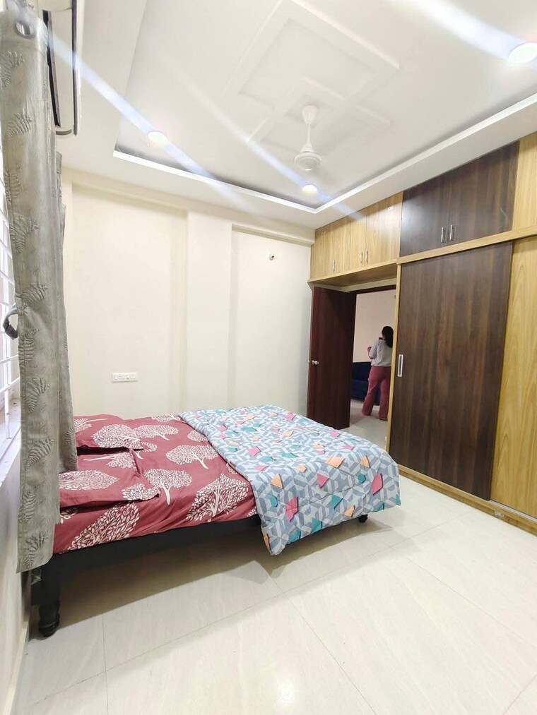 Bedroom, kondapur 3 Bedroom 1550 Sq.Ft. Apartment In Kondapur Hyderabad 9515335