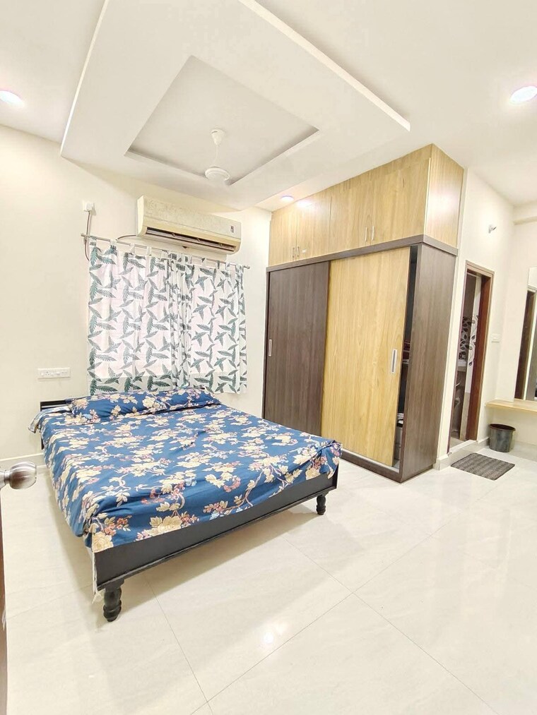 Bedroom, kondapur 3 Bedroom 1550 Sq.Ft. Apartment In Kondapur Hyderabad 9515335