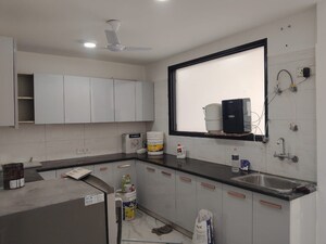 Kitchen in 3 BHK Builder Floor at Freedom Fighters Enclave – for Rent