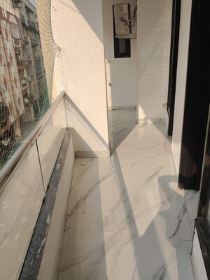 Balcony in 3 BHK Builder Floor at Freedom Fighters Enclave – for Rent